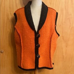 Hand knit Vest